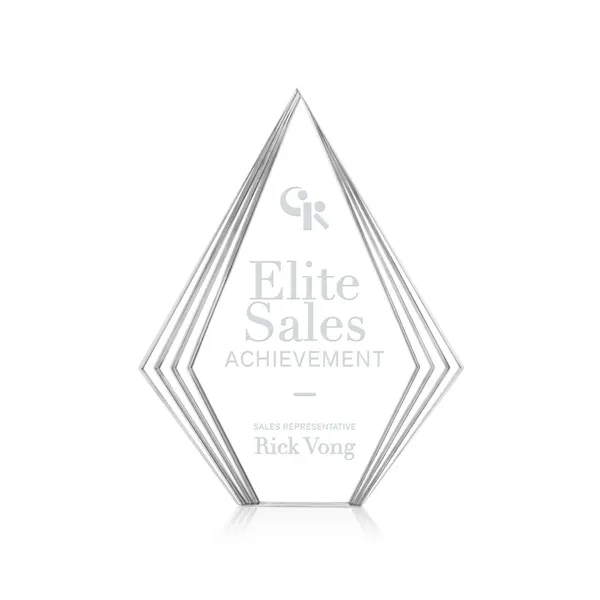 The Acrylic Brantley Award is a bold, freestanding piece featuring a... from ASI 84592 St Regis Group / St Regis