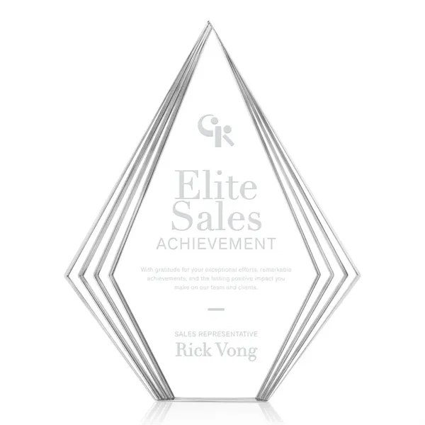 The Acrylic Brantley Award is a bold, freestanding piece featuring a... from ASI 84592 St Regis Group / St Regis