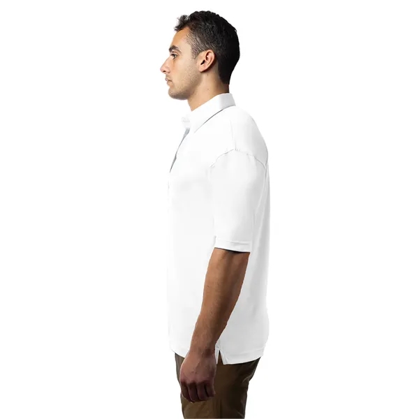 Blue Generation - Men's Pocketless Bonded Collar Dress Polo... from ASI 86018 Scrub Authority