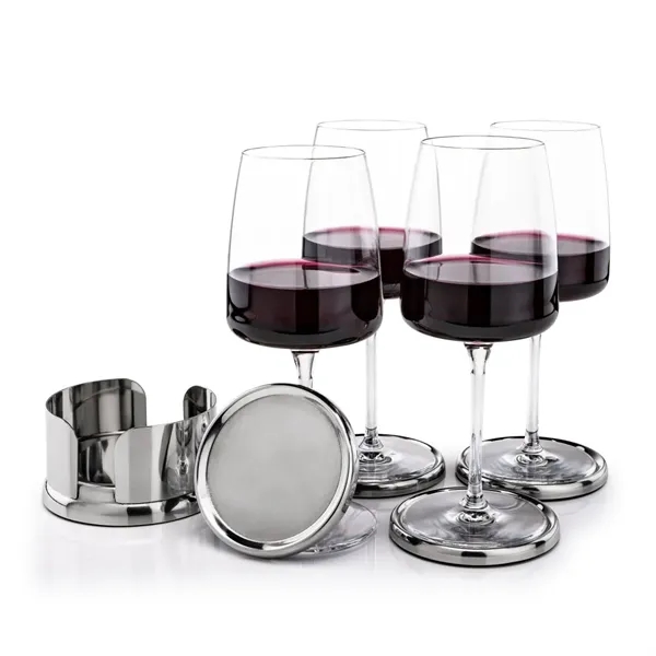 The Baldoni Coasters & Wine Set blends refined design with practical... from ASI 84592 St Regis Group