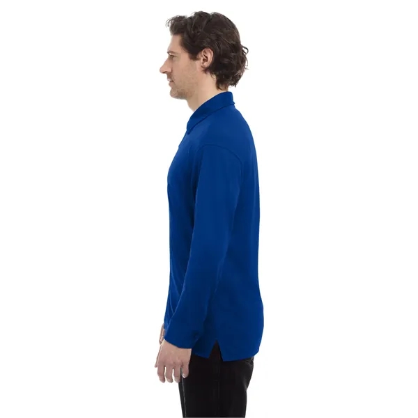 Blue Generation - Men's Pocketless Knit Stretch Woven Shirt... from ASI 86018 Scrub Authority