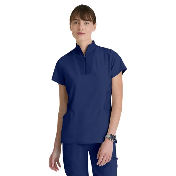 Grey's Anatomy Spandex Stretch - Women's Two Pocket Y-Nec...... from ASI 86018 Scrub Authority