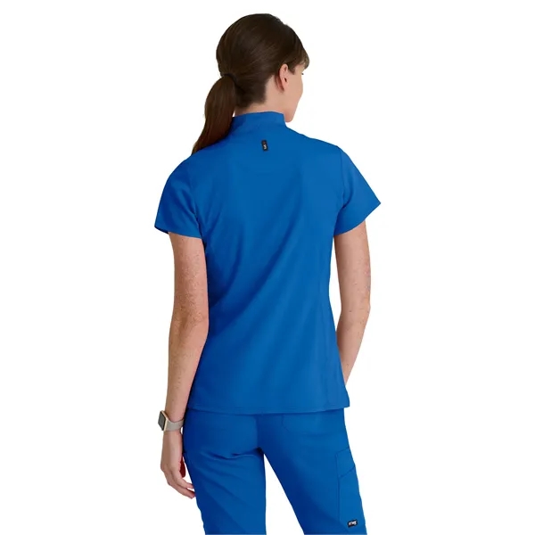 Grey's Anatomy Spandex Stretch - Women's Two Pocket Y-Nec...... from ASI 86018 Scrub Authority