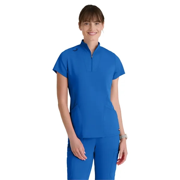 Grey's Anatomy Spandex Stretch - Women's Two Pocket Y-Nec...... from ASI 86018 Scrub Authority