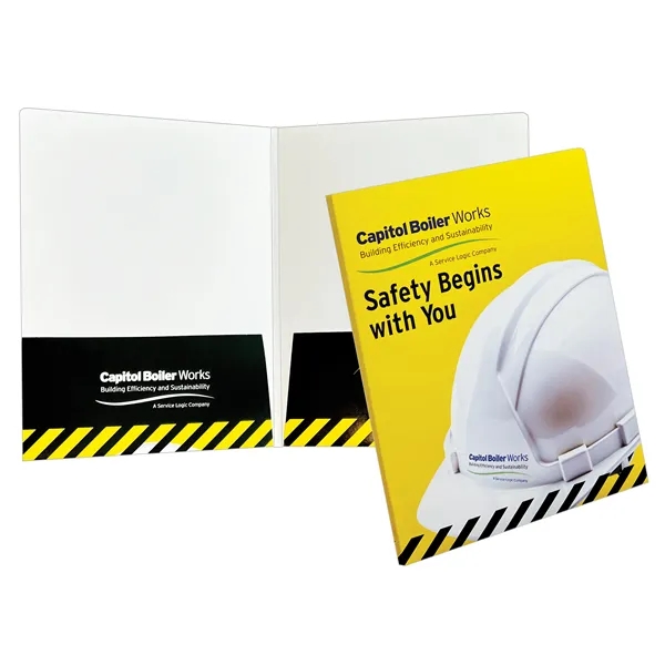 Double score backbone 9" x 12" presentation folder with 1/4" backbone... from ASI 32050 Admore / Admore®