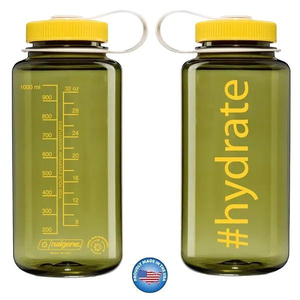 Nalgene Sustain 32 ounce made with 50% recycled material.  Imprint... from ASI 74245 Nordic Co Inc / Nordic Promos