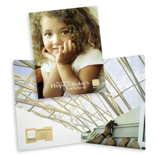 Two Diagonal Pocket Folder Printed 4/4... from ASI 32050 Admore / Admore®