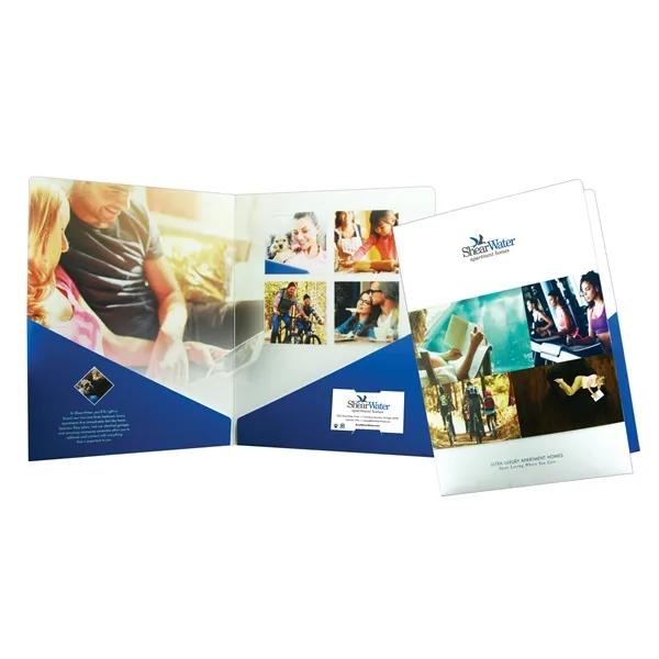 Two Diagonal Pocket Folder Printed 4/4... from ASI 32050 Admore / Admore®