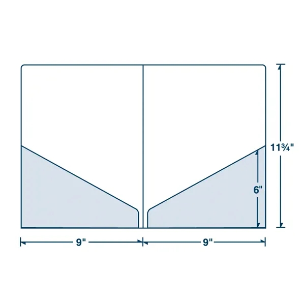 Two Diagonal Pocket Folder Printed 4/4... from ASI 32050 Admore / Admore®