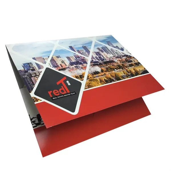 Landscape One Pocket Tuck Tab Folder Printed 4/4... from ASI 32050 Admore / Admore®