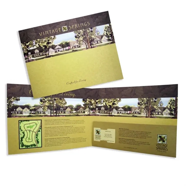 One Pocket Landscape Folder Printed 4/4... from ASI 32050 Admore / Admore®