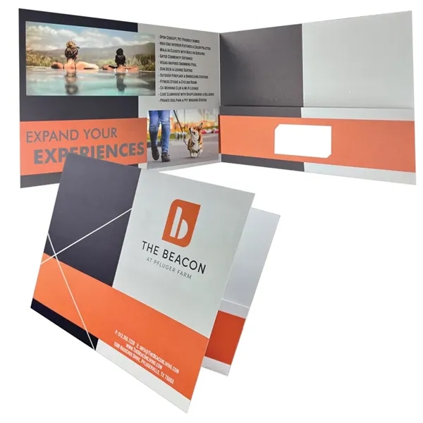 One Pocket Landscape Folder Printed 4/4... from ASI 32050 Admore / Admore®