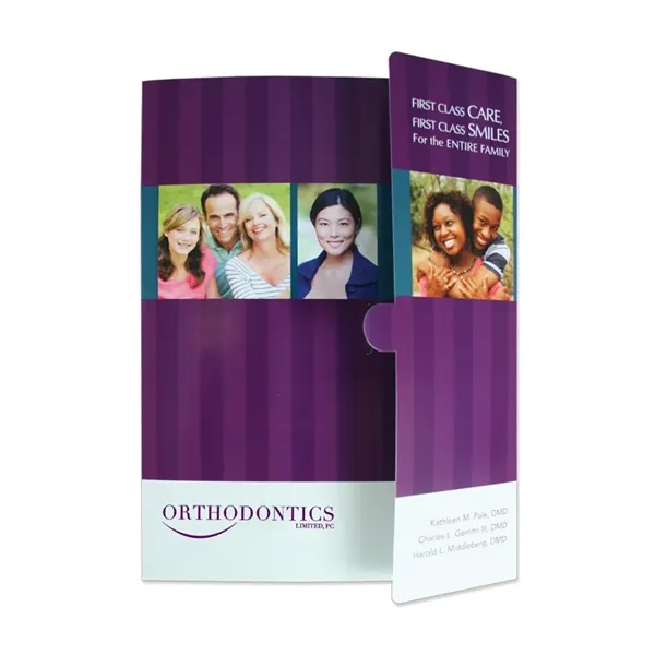 Two Pocket Folder with Tuck Tab Flap (Right Side) Printed 4/4... from ASI 32050 Admore / Admore®