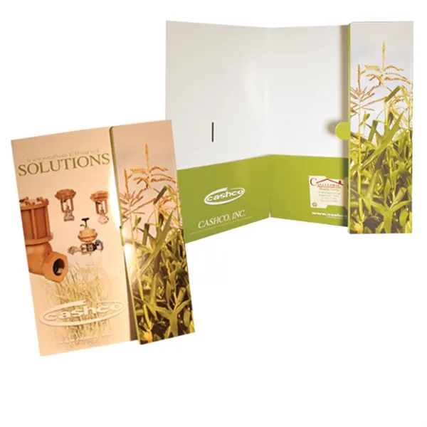 Two Pocket Folder with Tuck Tab Flap (Right Side) Printed 4/4... from ASI 32050 Admore / Admore®