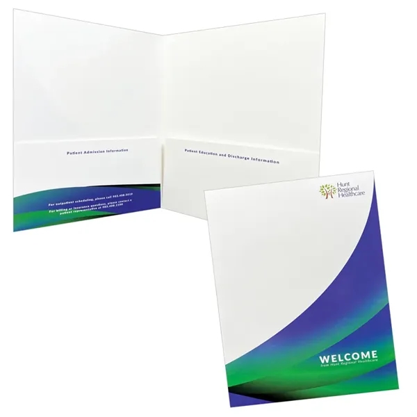 5" Tall Pockets measures 9" x 12" two pocket folder... from ASI 32050 Admore / Admore®