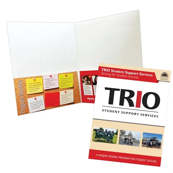 5" Tall Pockets measures 9" x 12" two pocket folder... from ASI 32050 Admore / Admore®