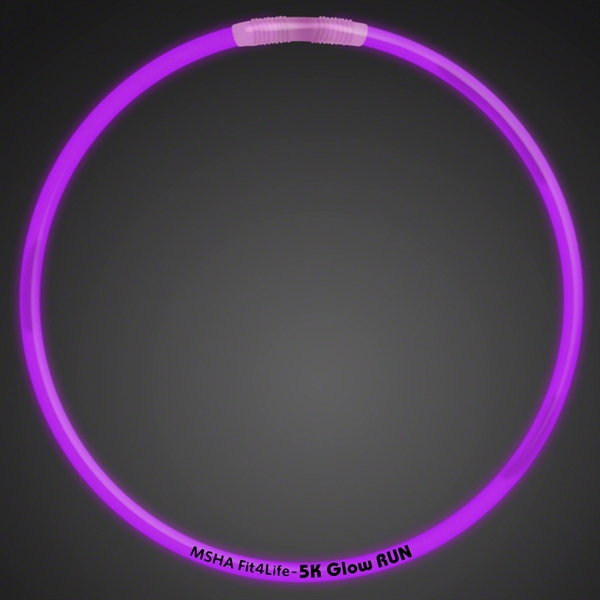22" glow necklace with plastic connectors; Blank and Imprinted Pricing... from ASI 34194 ALightPromos / Alight Promotional Products