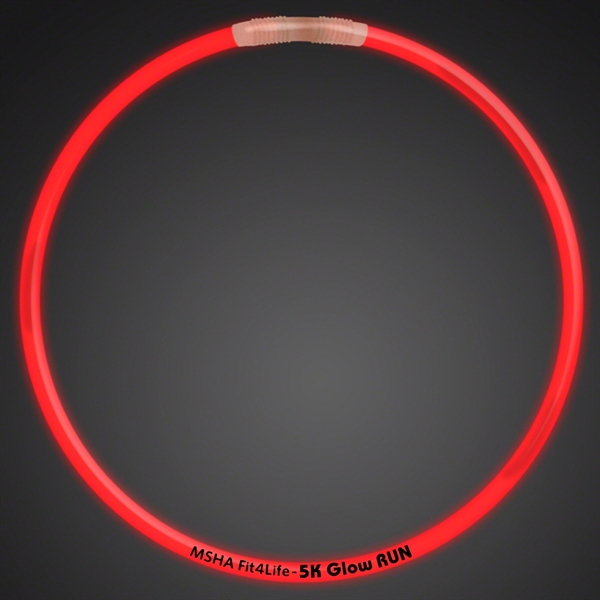 22" glow necklace with plastic connectors; Blank and Imprinted Pricing... from ASI 34194 ALightPromos / Alight Promotional Products
