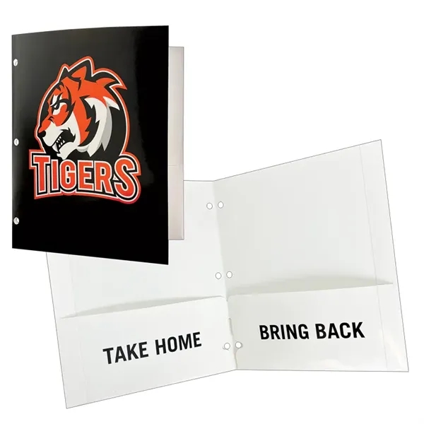 3-Hole School Folder with Reinforced Edges fits into a binder... from ASI 32050 Admore / Admore®