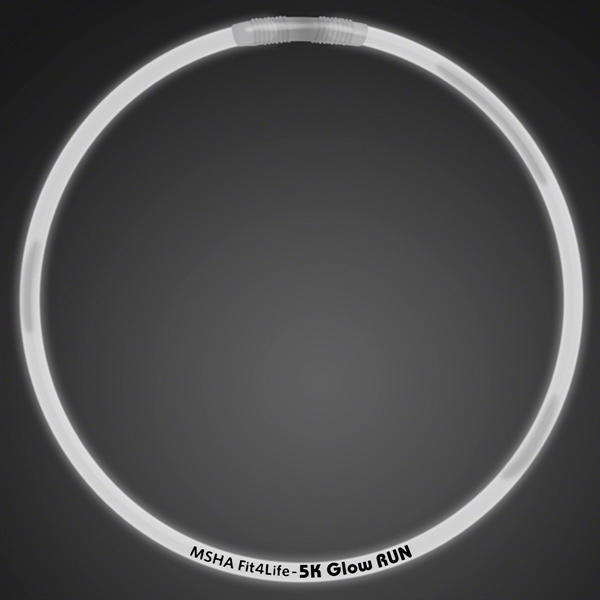 22" glow necklace with plastic connectors; Blank and Imprinted Pricing... from ASI 34194 ALightPromos / Alight Promotional Products