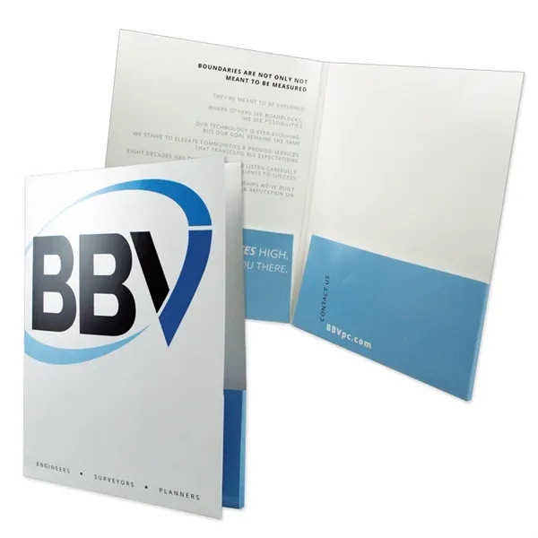 Capacity Box Pocket Presentation Folder... from ASI 32050 Admore / Admore®