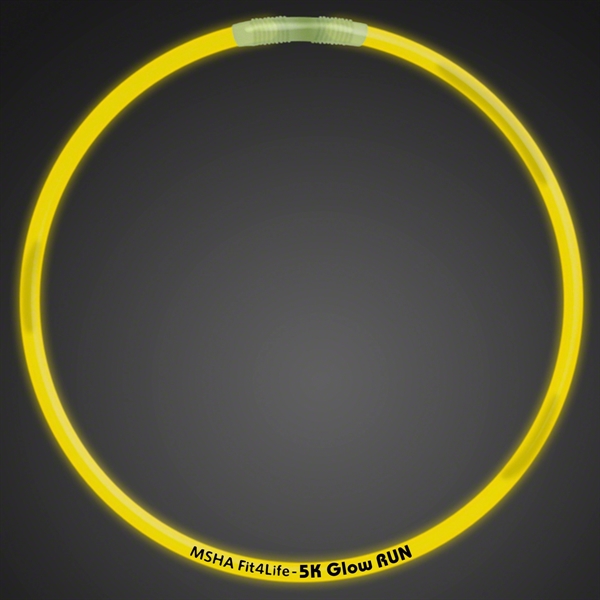 22" glow necklace with plastic connectors; Blank and Imprinted Pricing... from ASI 34194 ALightPromos / Alight Promotional Products