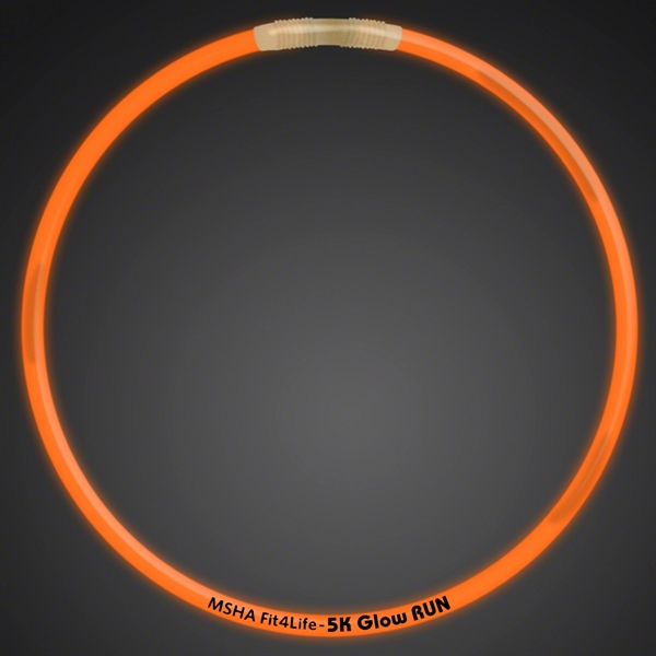 22" glow necklace with plastic connectors; Blank and Imprinted Pricing... from ASI 34194 ALightPromos / Alight Promotional Products