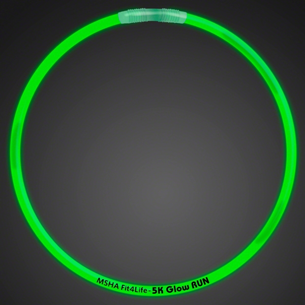 22" glow necklace with plastic connectors; Blank and Imprinted Pricing... from ASI 34194 ALightPromos / Alight Promotional Products