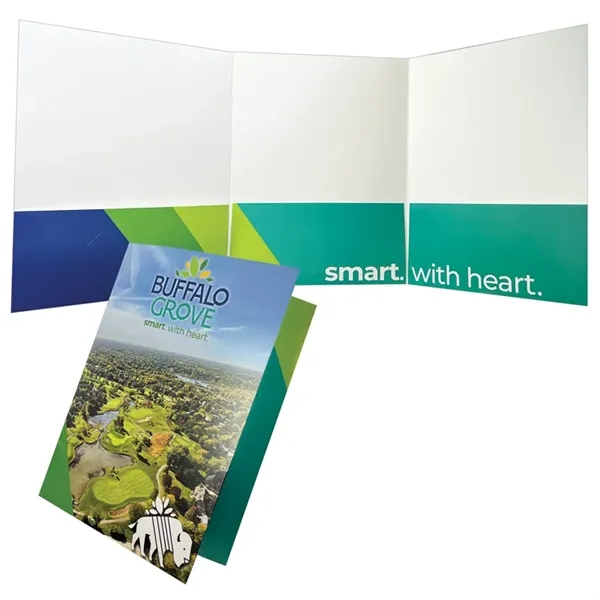 Three Panel Pocket Folder Printed 4/4... from ASI 32050 Admore / Admore®