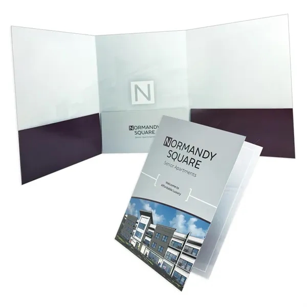 Three Panel Pocket Folder Printed 4/4... from ASI 32050 Admore / Admore®