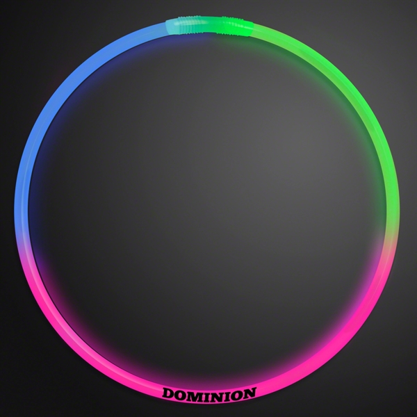 22" glow necklace with plastic connectors; Blank and Imprinted Pricing... from ASI 34194 ALightPromos / Alight Promotional Products