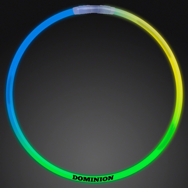 22" glow necklace with plastic connectors; Blank and Imprinted Pricing... from ASI 34194 ALightPromos / Alight Promotional Products