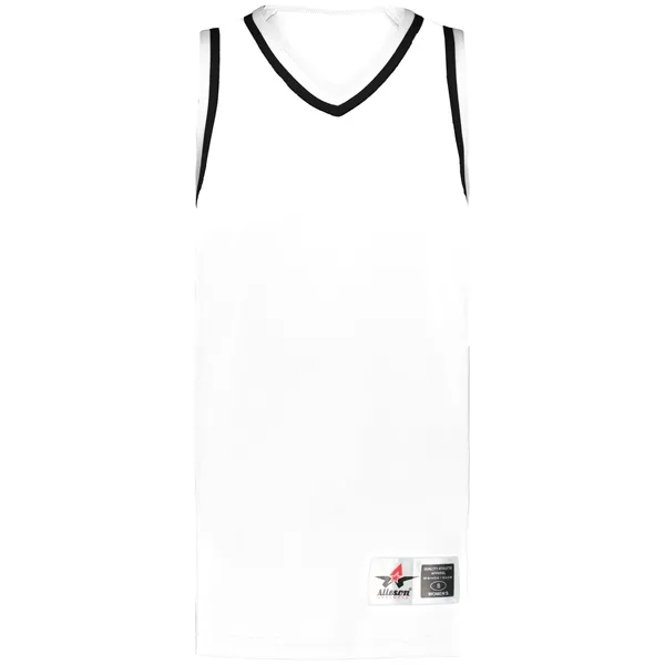 The Ladies Retro Basketball Jersey is made from 100% lightweight polyester... from ASI 37461 Augusta Sportswear