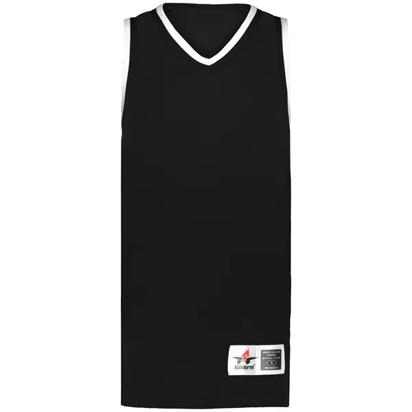 The Ladies Retro Basketball Jersey is made from 100% lightweight polyester... from ASI 37461 Augusta Sportswear