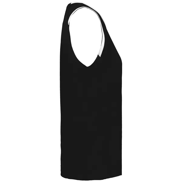 The Ladies Retro Basketball Jersey is made from 100% lightweight polyester... from ASI 37461 Augusta Sportswear