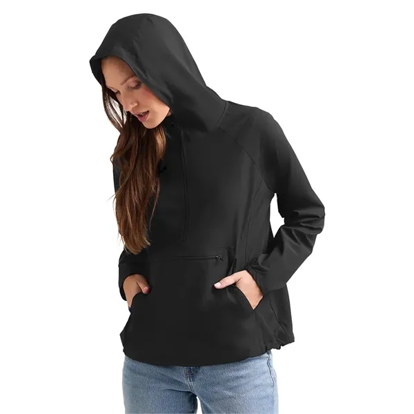 Recycled stretch women's anorak with water-repellent finish and packable design for... from ASI 44620 Charles River Apparel