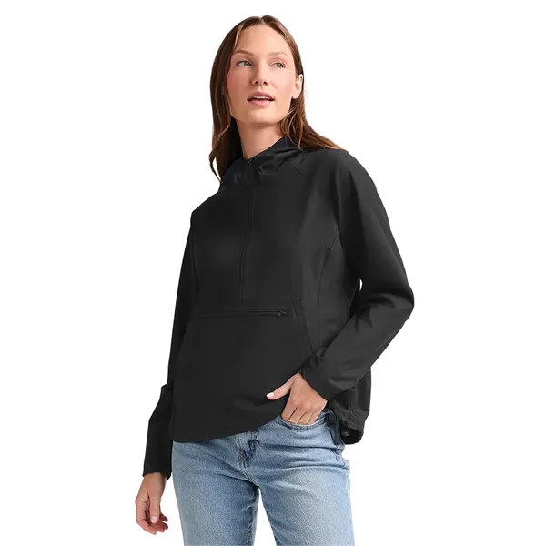 Recycled stretch women's anorak with water-repellent finish and packable design for... from ASI 44620 Charles River Apparel