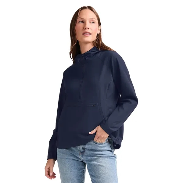 Recycled stretch women's anorak with water-repellent finish and packable design for... from ASI 44620 Charles River Apparel