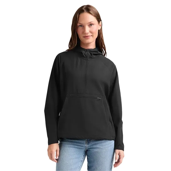 Recycled stretch women's anorak with water-repellent finish and packable design for... from ASI 44620 Charles River Apparel