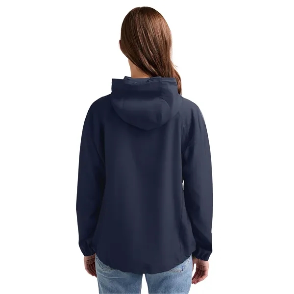 Recycled stretch women's anorak with water-repellent finish and packable design for... from ASI 44620 Charles River Apparel