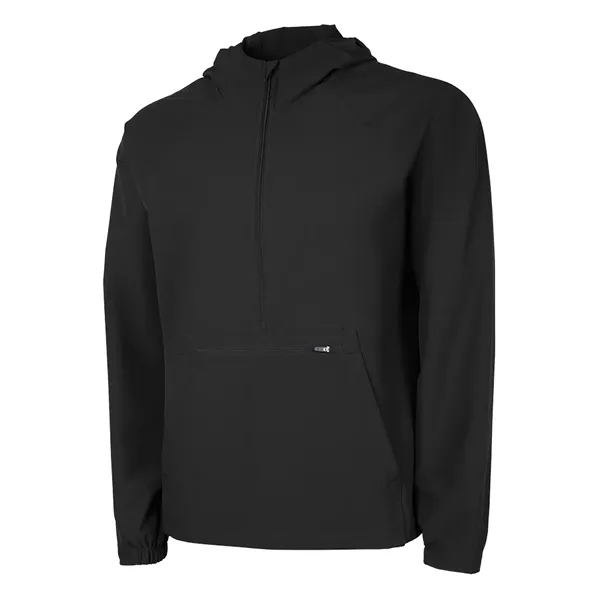 Recycled stretch men's anorak with water-repellent finish and packable design for... from ASI 44620 Charles River Apparel