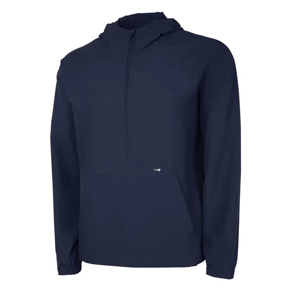 Recycled stretch men's anorak with water-repellent finish and packable design for... from ASI 44620 Charles River Apparel