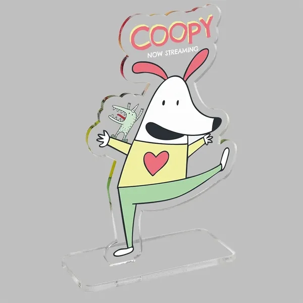 Acrylic Standee with slotted base... from ASI 72521 Morris Magnets / Laser Cuts