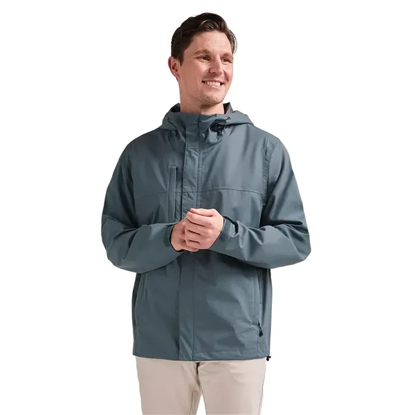 Recycled polyester waterproof rain jacket with seam-sealed protection, breathable comfort, and... from ASI 44620 Charles River Apparel