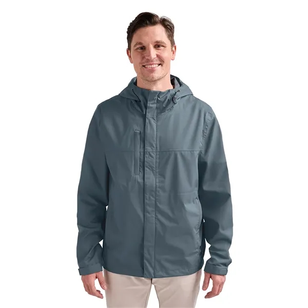 Recycled polyester waterproof rain jacket with seam-sealed protection, breathable comfort, and... from ASI 44620 Charles River Apparel