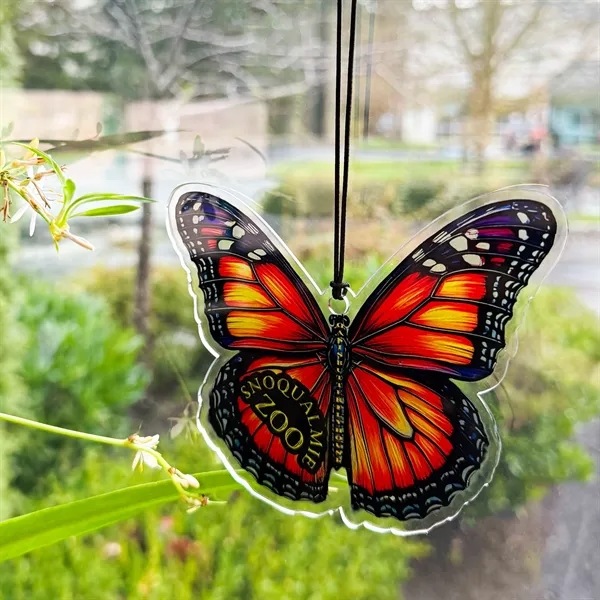 Acrylic Rearview Mirror Charm... from ASI 72521 Morris Magnets / Laser Cuts