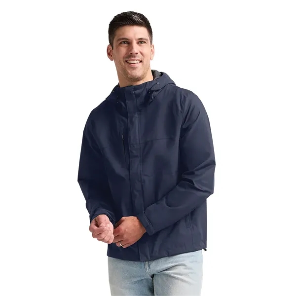 Recycled polyester waterproof rain jacket with seam-sealed protection, breathable comfort, and... from ASI 44620 Charles River Apparel