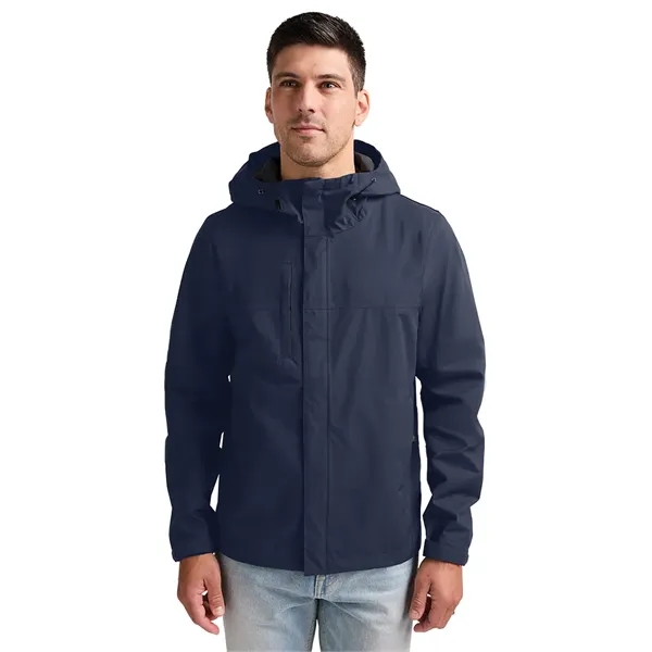 Recycled polyester waterproof rain jacket with seam-sealed protection, breathable comfort, and... from ASI 44620 Charles River Apparel