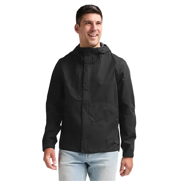 Recycled polyester waterproof rain jacket with seam-sealed protection, breathable comfort, and... from ASI 44620 Charles River Apparel