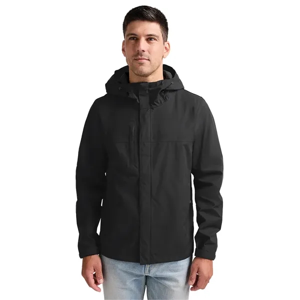 Recycled polyester waterproof rain jacket with seam-sealed protection, breathable comfort, and... from ASI 44620 Charles River Apparel